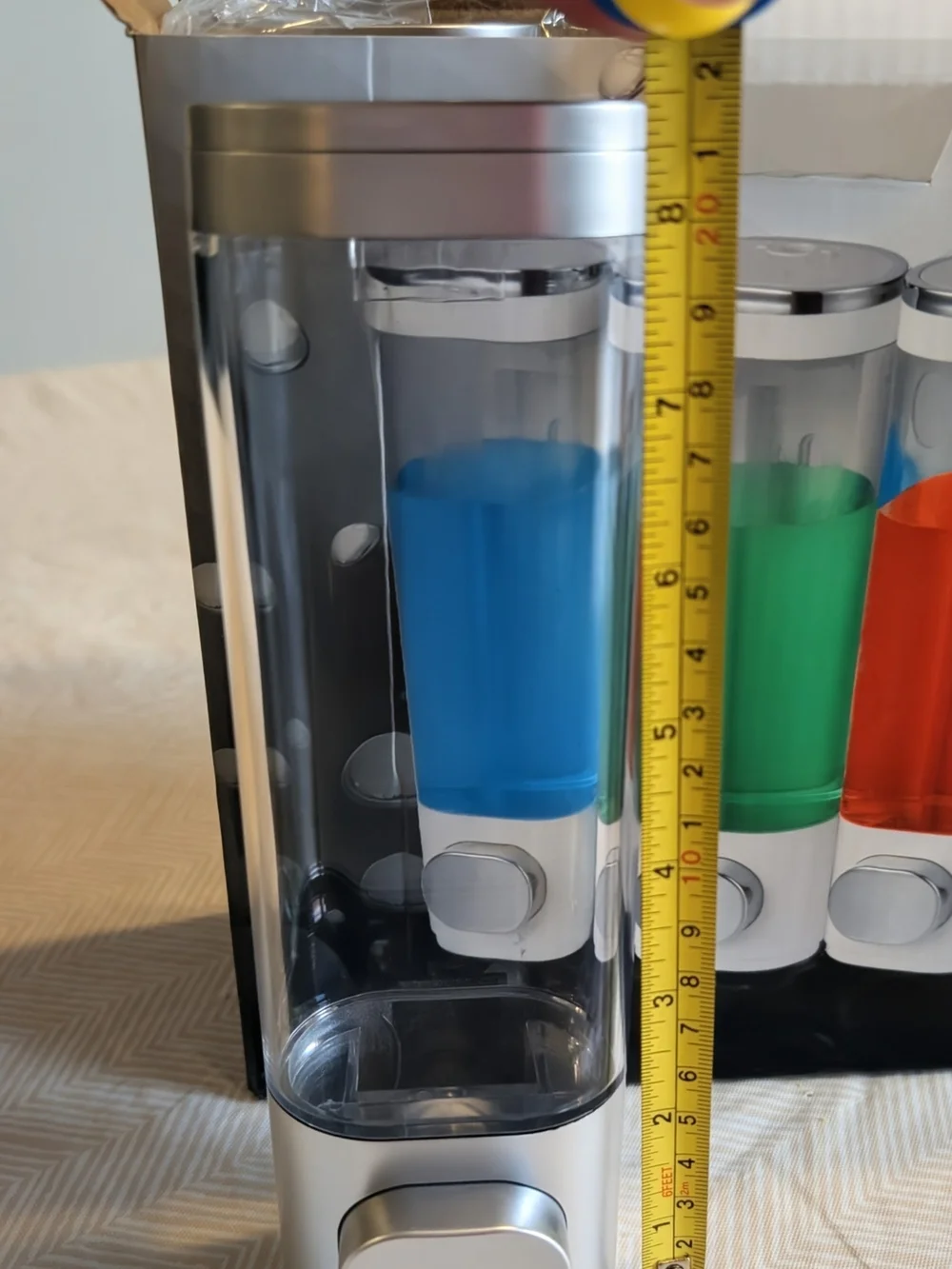 Triple Wall-Mounted Soap Dispenser